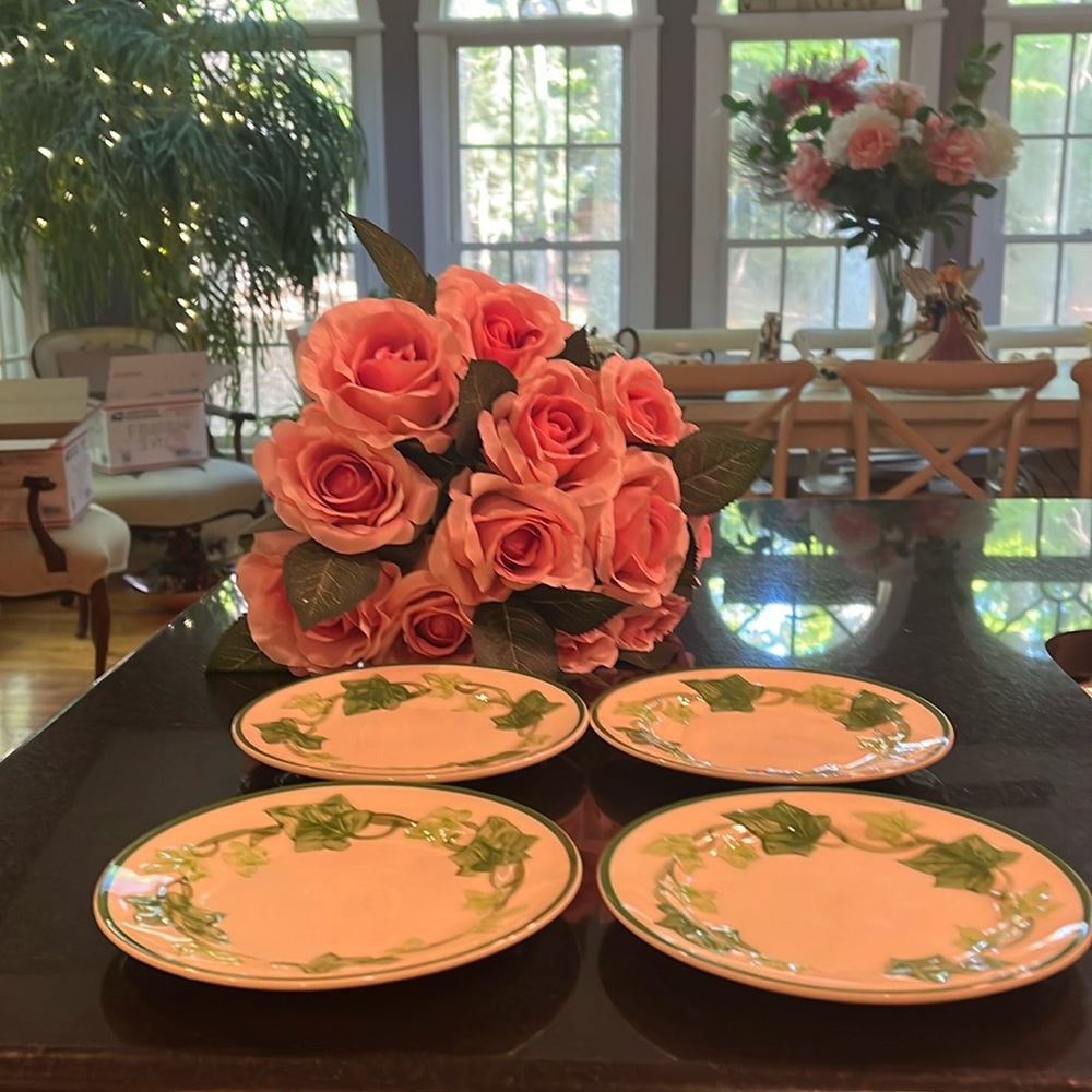 (4) Bread & Butter Plates - Ivy by FRANCISCAN
